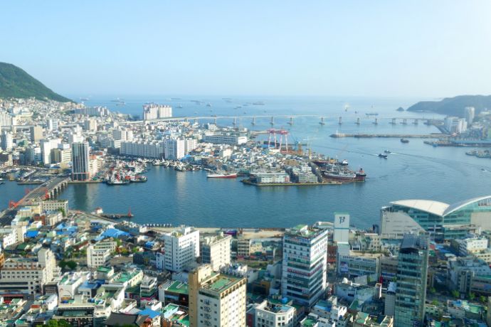 Views over Busan from Busan Tower