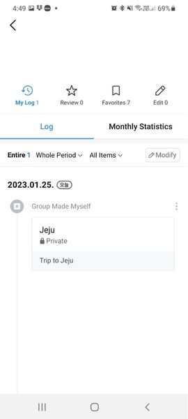 My Log