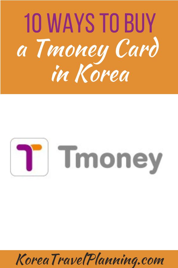 Tmoney Card Korea