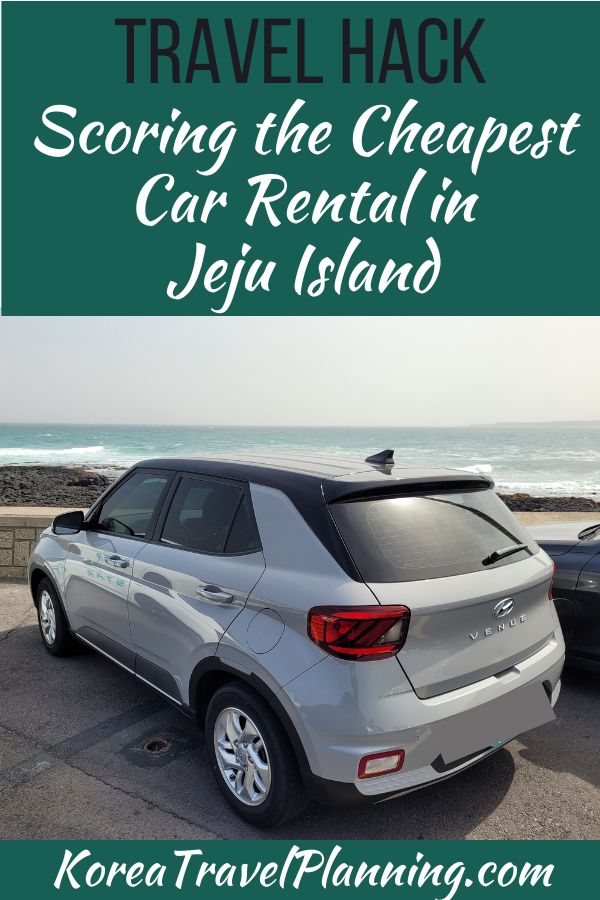 Cheapest Car Rental in Jeju Island